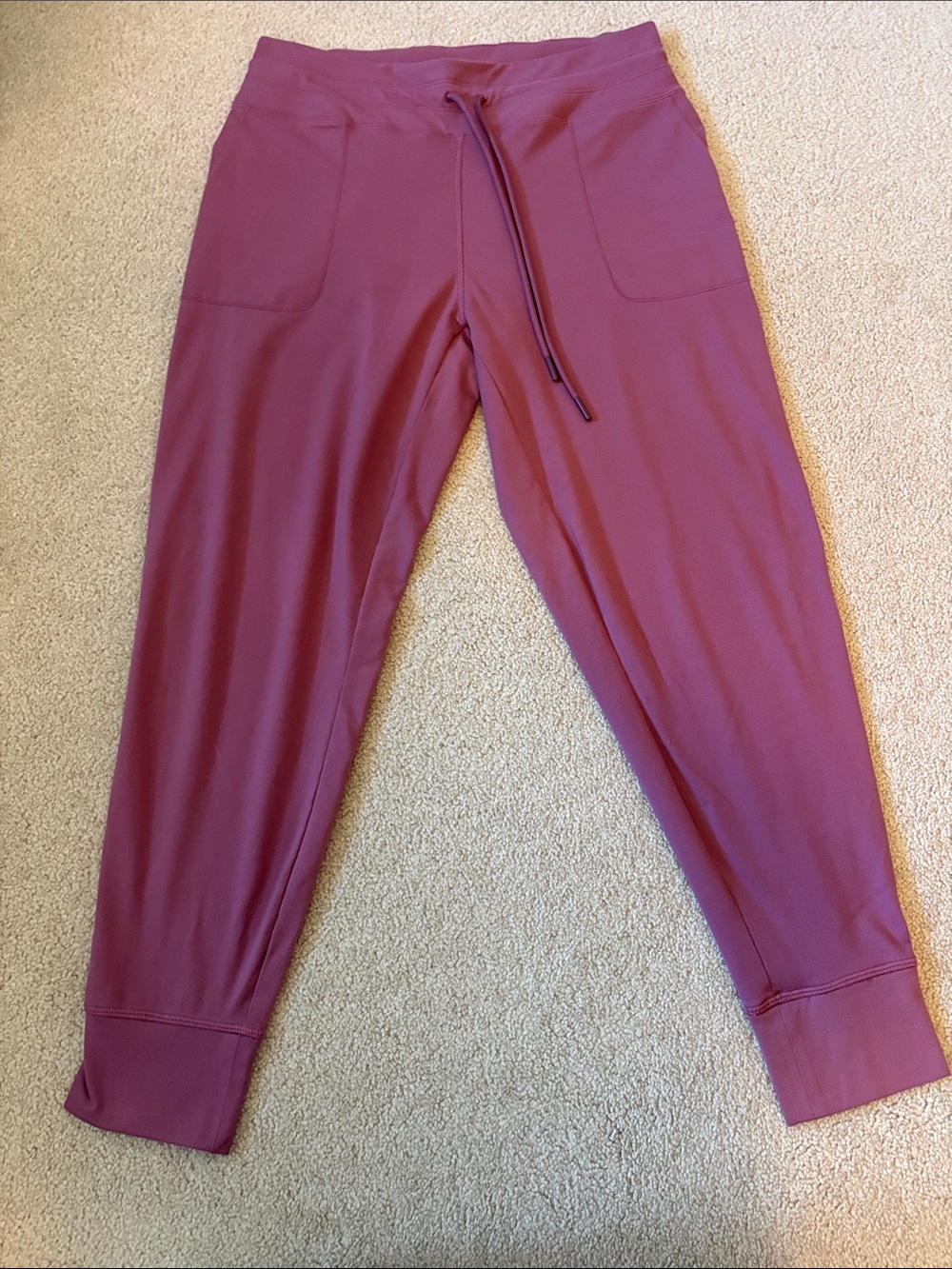 Lole Women's Mauve Drawstring Jogger Pants